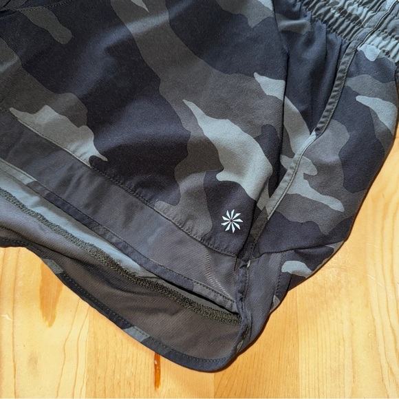 Athleta Black Camo Athletic Shorts - Picture 5 of 5